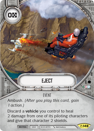 Eject (CM) Uncommon Star Wars Destiny Fantasy Flight Games   