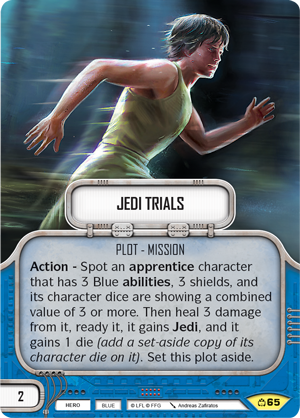 Jedi Trials (CM) Uncommon Star Wars Destiny Fantasy Flight Games   