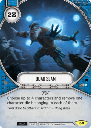 Quad Slam (CM) Uncommon Star Wars Destiny Fantasy Flight Games   