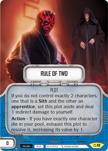 Star Wars Destiny Rule of Two (CM) Uncommon