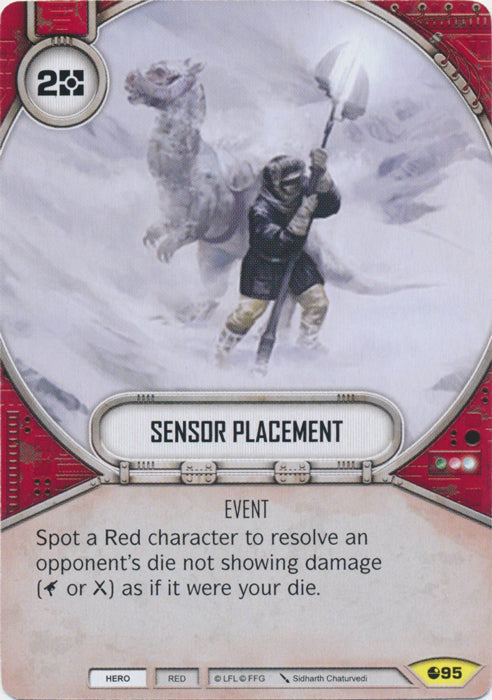 Sensor Placement (SoR) Uncommon Star Wars Destiny Fantasy Flight Games   